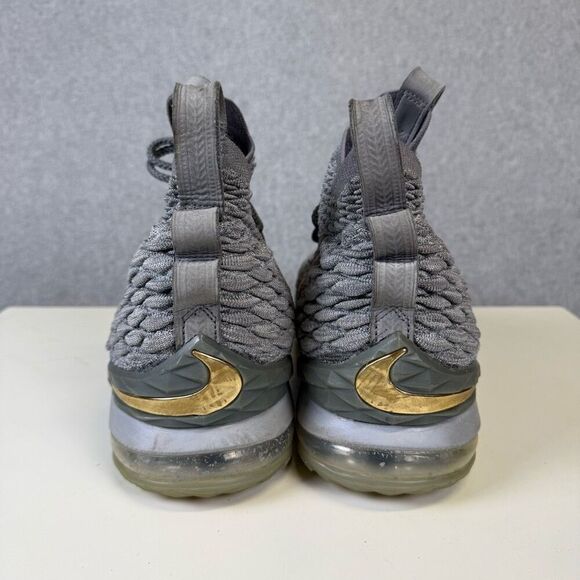 Nike LeBron 15 EP 'City Edition' 897649-005 Men's Size 13 Gray Basketball Shoes - Picture 4 of 9